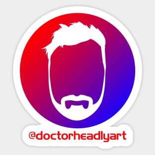 DoctorHeadly Art Sticker